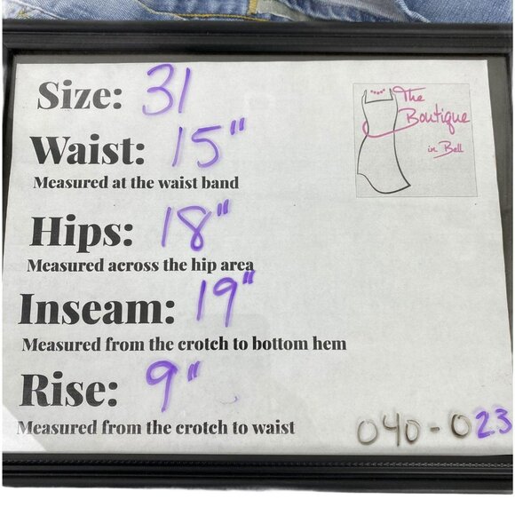 Paper Denim & Cloth Womens 31/12 Isabella Capri Jeans Medium Wash Denim Cropped - Picture 12 of 13